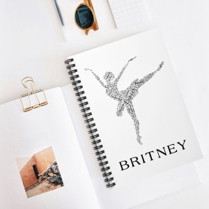Dancer Traits Notebook, Dancer Name Journal, Personalized Dancer Gifts, Dancer Stationery, Dance Recital Gifts, Dance Team, Dance Gift