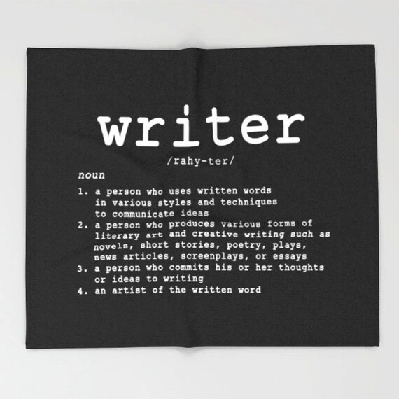 Writer Definition Blanket Writer Throw Blanket Writer