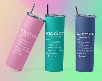 Custom Warrior Definition Tumbler