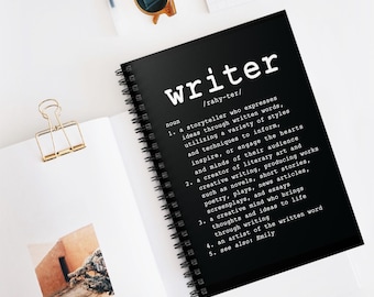 Personalized Writer Definition Notebook: Custom Journal Gift