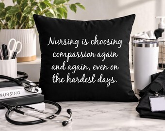 Nurse Definition Pillow, Nursing Graduation Gift, Nurse Appreciation Gift, RN Gift, Medical Professional Decor