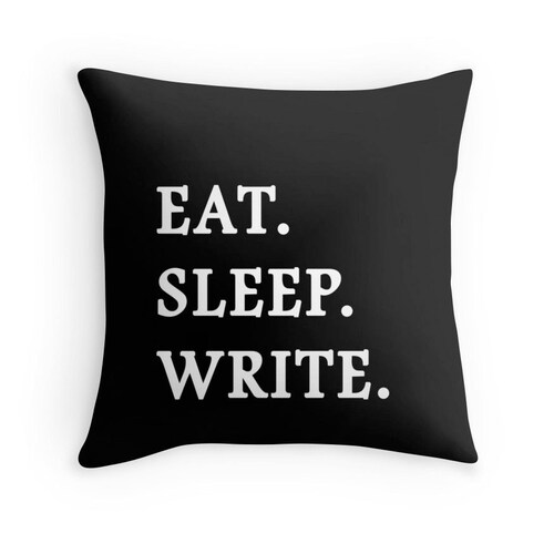 Writer Pillow Write Pillow Writing Pillow Writer Throw Etsy