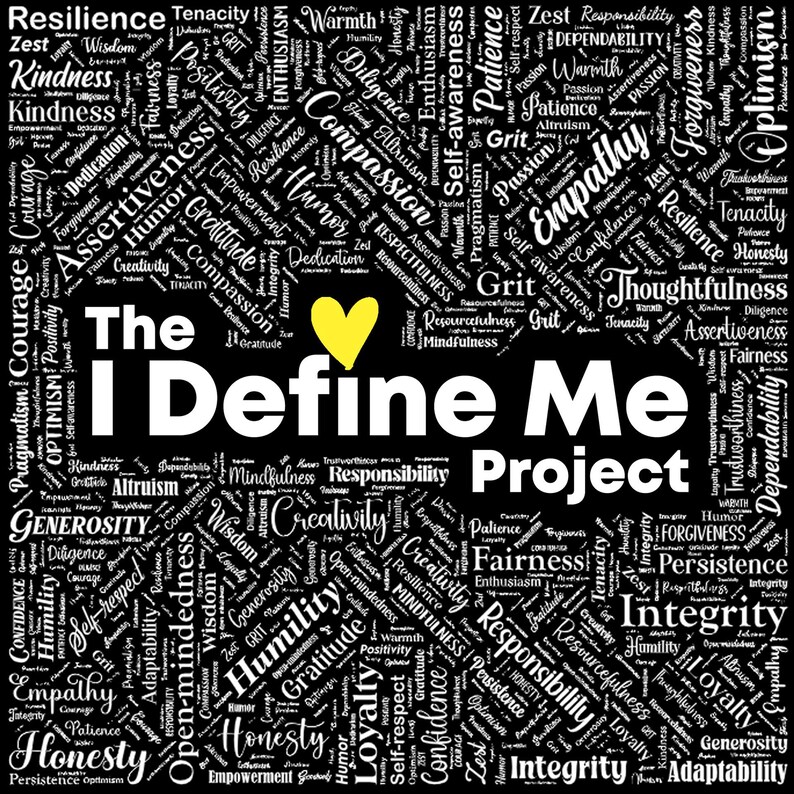a word cloud with the words the i defense me project