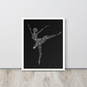 Personalized Dancer Gifts, Dancer Poster, Dancer Print, Ballerina Gifts, Dance Recital Gifts, Dance Gifts For Girls
