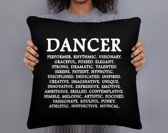 Dancer Gifts, Dancer Words, Words Of A Dancer, Recital Gift, Dance Teacher, Dance Teacher, Dance Studio, Dance Gifts, Dancer Cushion