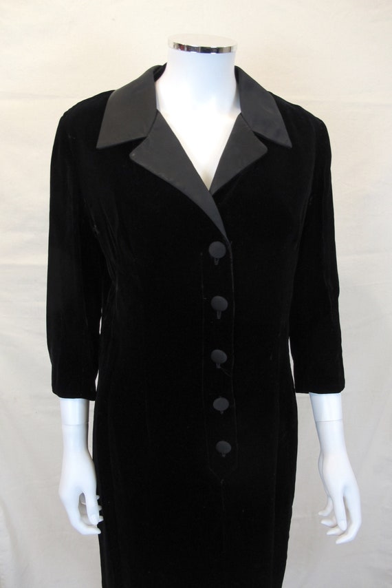 Vintage 60s/70s Miss Elliette California Black Ve… - image 3