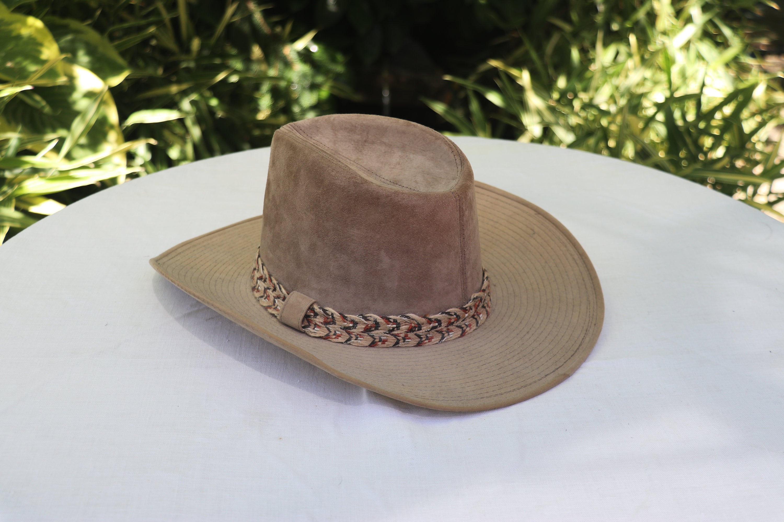 Vintage. Made in USA. Resistol. Self-conforming. Smooth-suede. Cowboy hat. 7 1/8 Vintage 1970s Resistol Self Conforming XXX Beaver Cowboy Hat  main image 4
