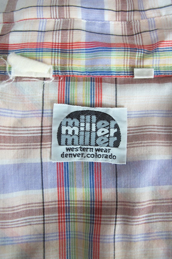 Vintage 80s Women's Western Button Up by Miller M… - image 8