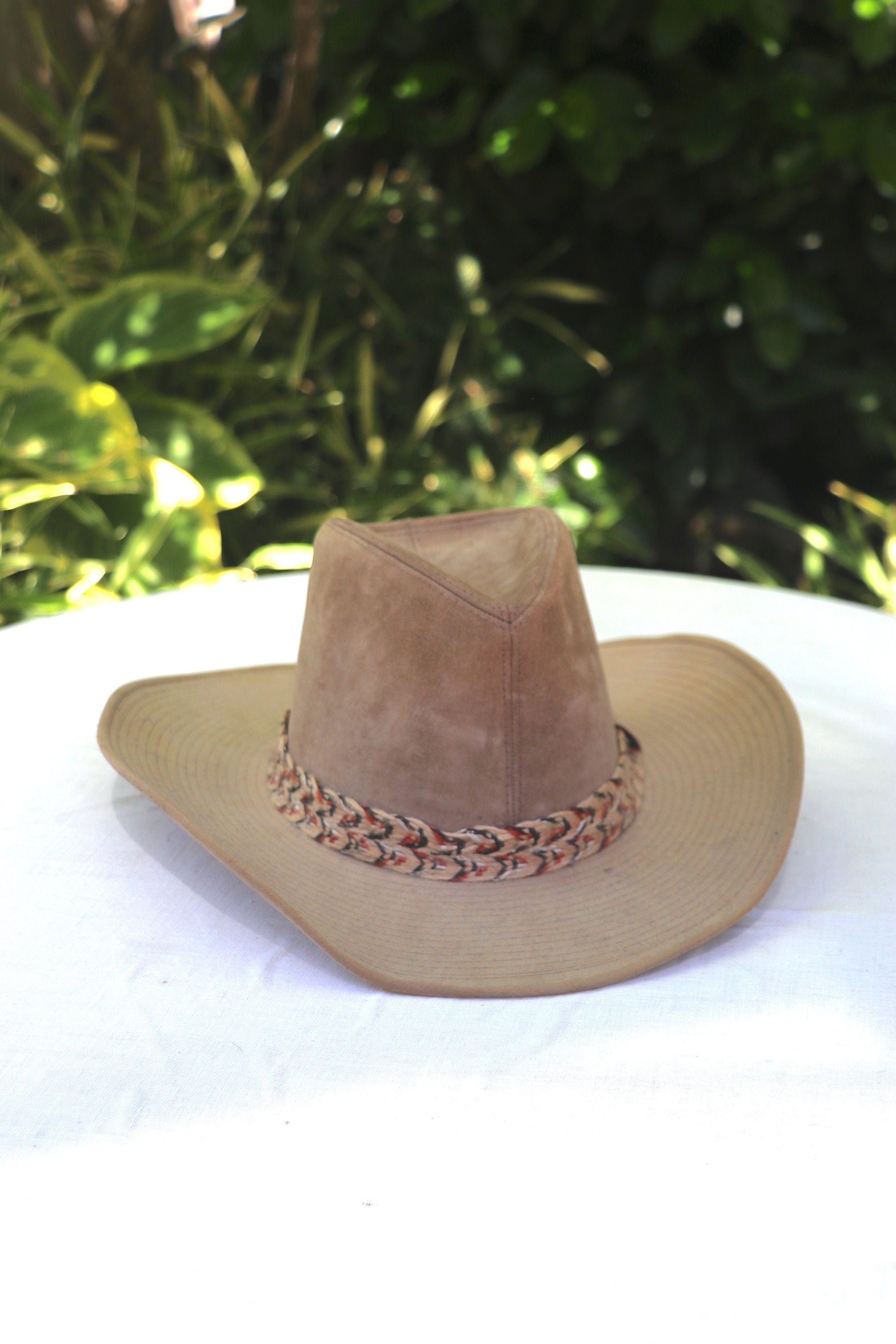 Vintage 70s Resistol Self Conforming Suede Cowgirl Cowboy  display picture 2