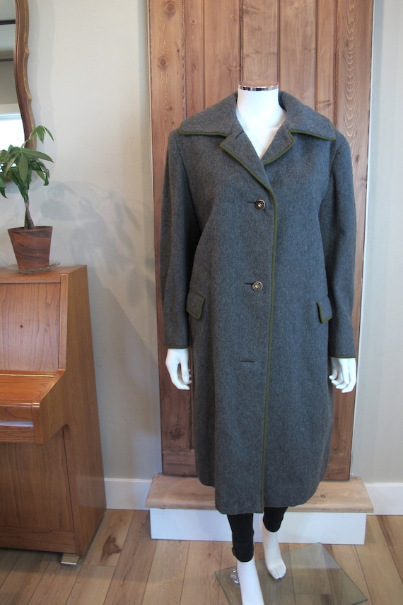 Vintage 70s Original Lanz Salzburg Wien Wool Coat 