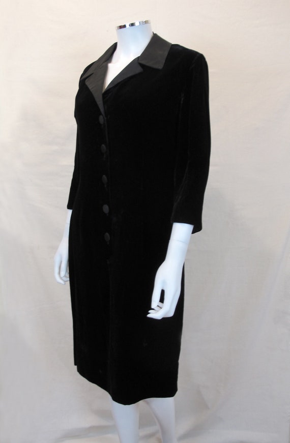 Vintage 60s/70s Miss Elliette California Black Ve… - image 5