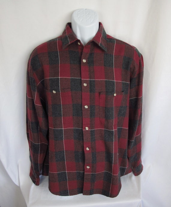 Vintage 90s Windridge Mervyn's Pendleton Style Pla