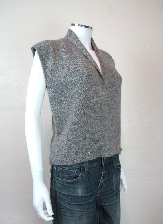 Vintage Sweater Vest by Crazy Horse - image 3