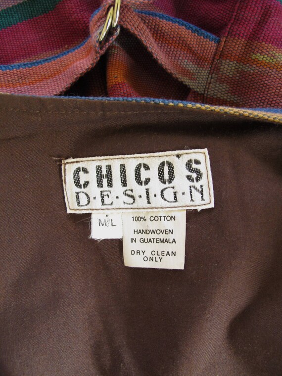 Vintage Chico's Design Southwestern Vest Handwove… - image 7