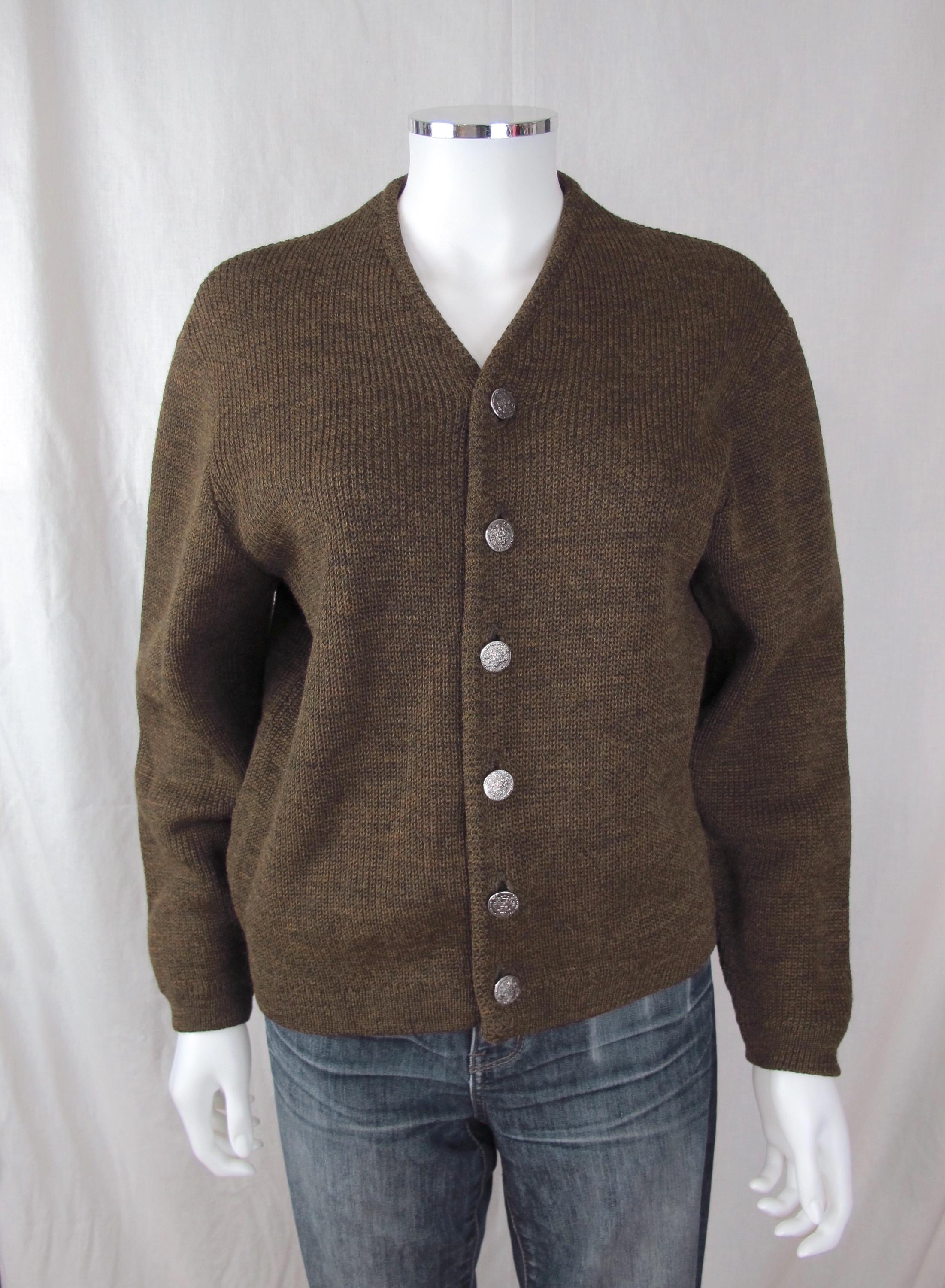 Virgin Wool Cardigan - Etsy