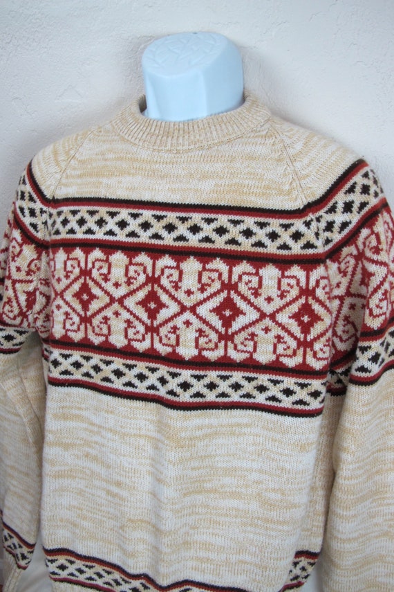 Vintage 70s Kingsport Winter Men's Sweater - image 2