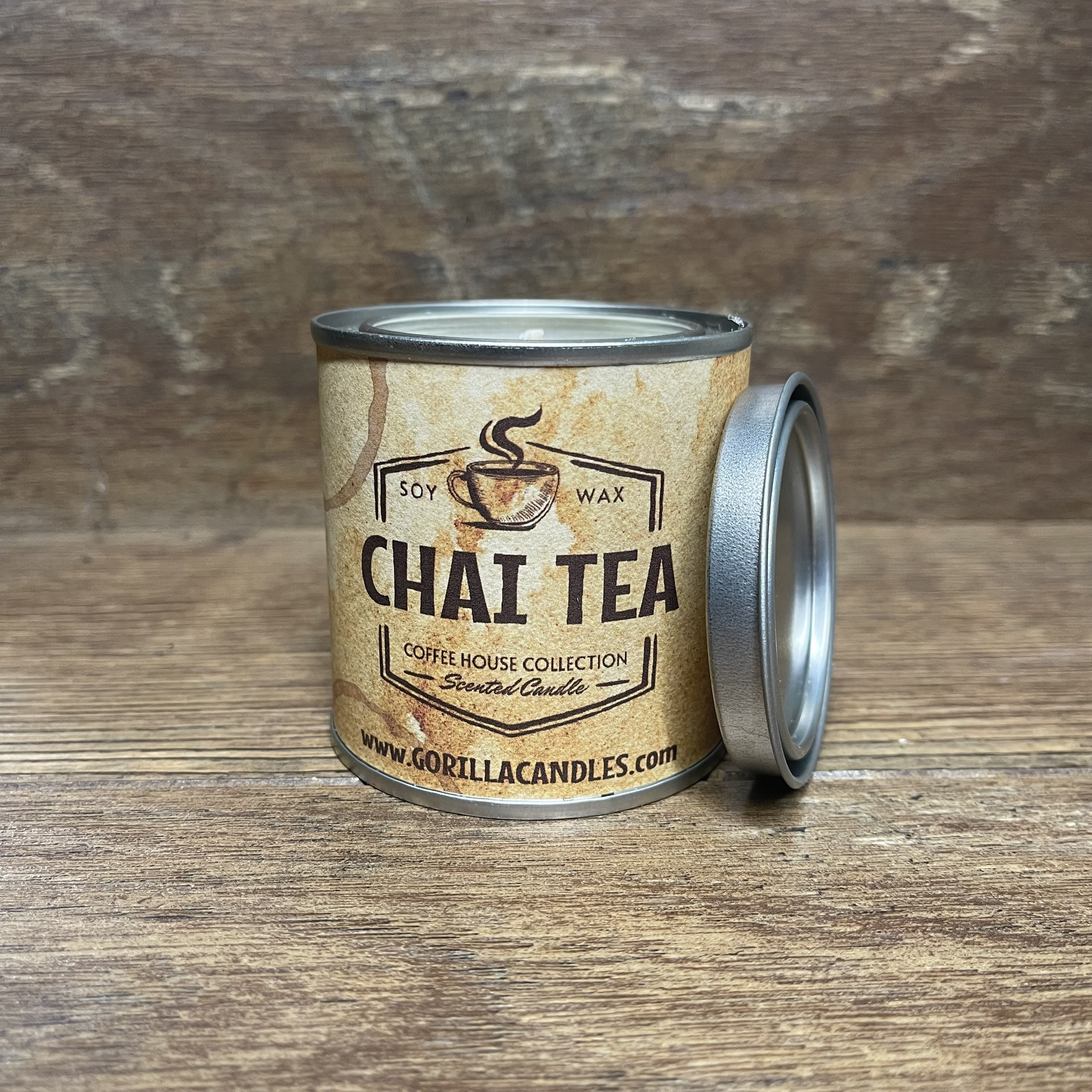 Chai Tea Scented Soy Wax Candle Coffee House Collection
