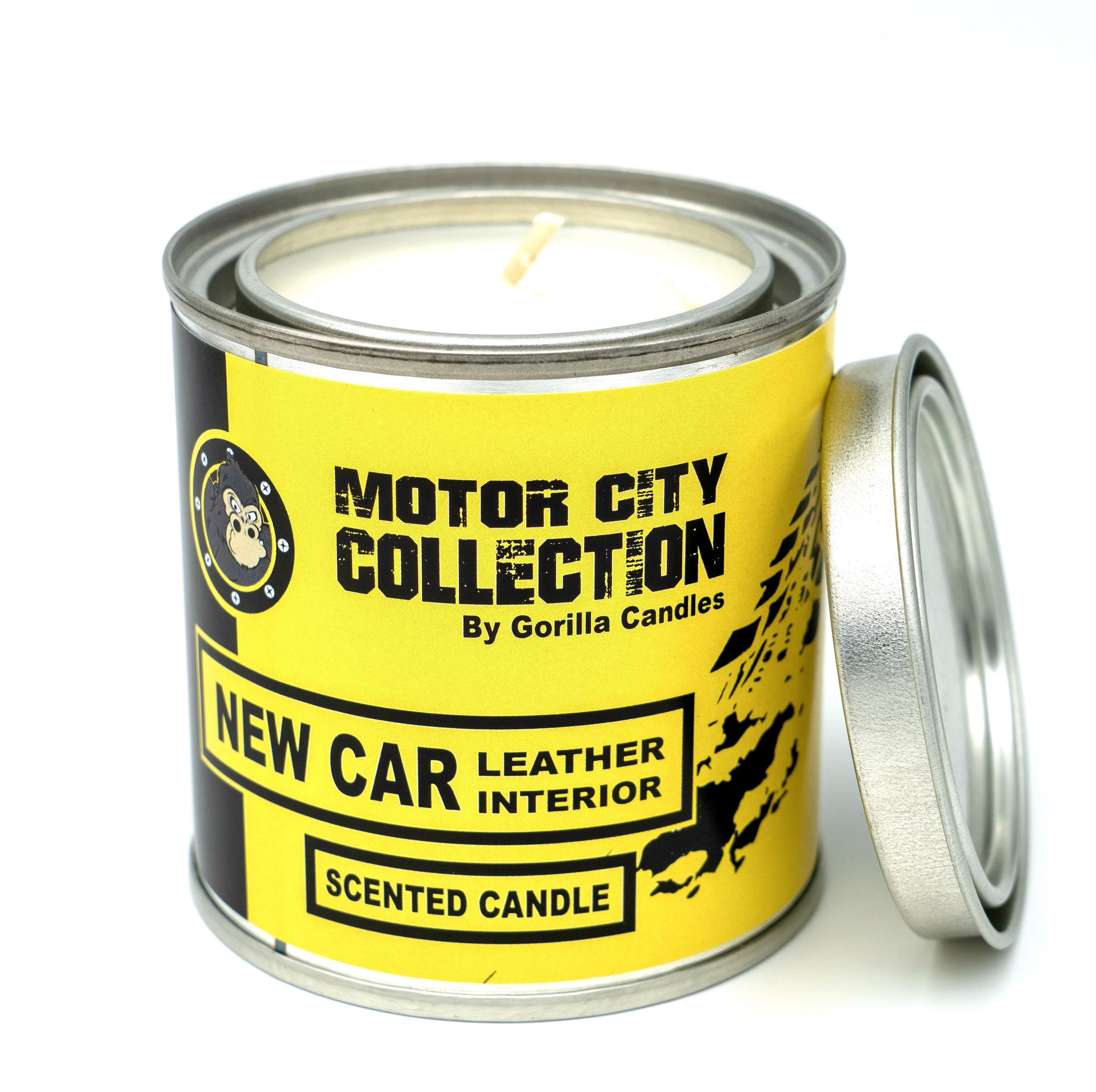 New Car Leather Interior Car Guy Themed Candles Motor City Etsy