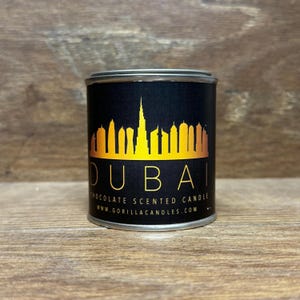 Dubai Chocolate Scented Candle Pistachio and Milk Chocolate.