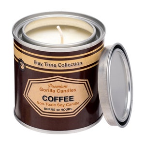 Black Coffee Scented Soy Candle image 1