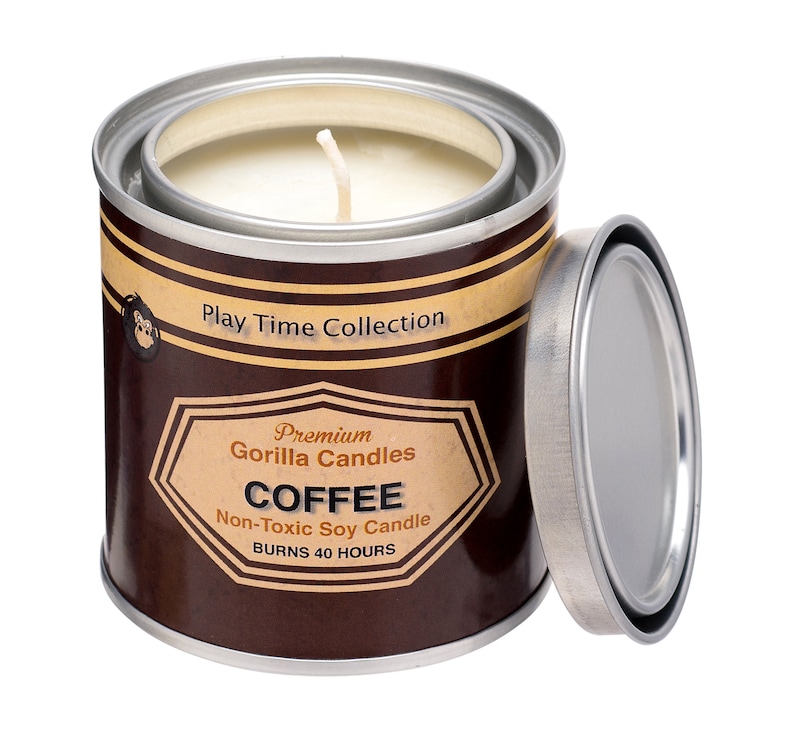 Black Coffee Scented Soy Candle image 1