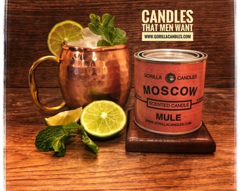 Moscow Mule - Ginger Lime Scented Candle Soy Wax