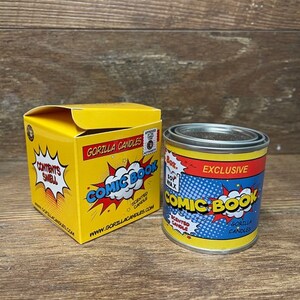 Comic Book Scented Candle Smells like Ink, Paper, Newsprint Bring back those childhood memories. image 2