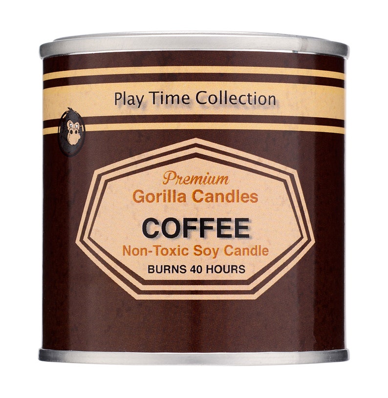 Black Coffee Scented Soy Candle image 3