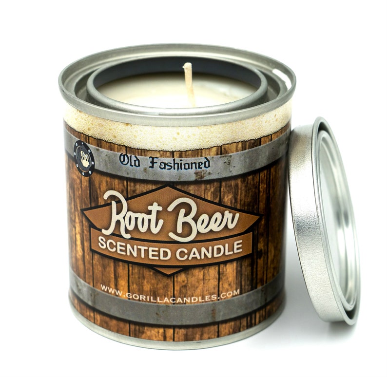 Root Beer Scented Candle Soy Wax Etsy
