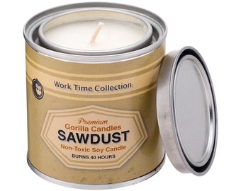 Sawdust Candle Working Man Scents