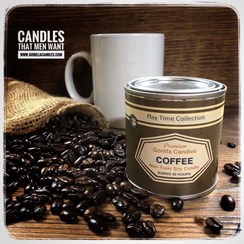 Black Coffee Scented Soy Candle image 2