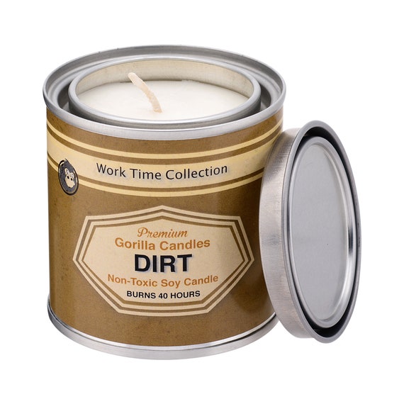 Dirt Scented Candle Working Man Scents Etsy