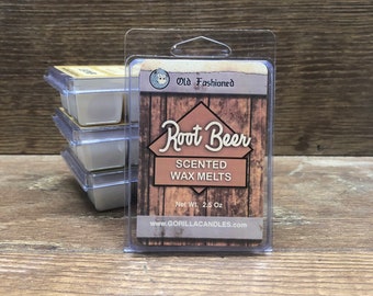 Root Beer Scented Soy Wax Melts, Natural Wax Melts, Man Candles, Soy Melts, Candle Melts, Scented Wax Melts, Wax Melt, Gorilla Candles