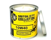 10W40 Motor Oil Scented Candle - Car Guy Themed Candles - Motor City Candles, 8 ounce Soy Wax Paint Can Candle