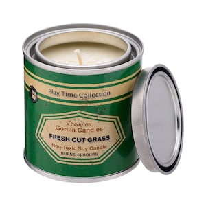 Fresh Cut Grass Scented Candle Working Man Scents, mowed lawn, fresh grass clippings