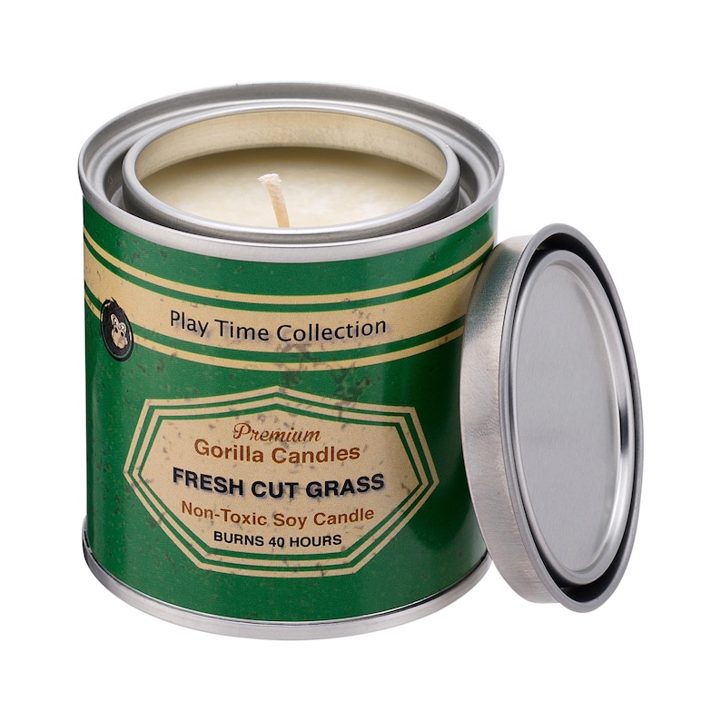 Fresh Cut Grass Scented Candle Working Man Scents Etsy