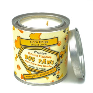 Dog Paws Smell Like Fritos Corn Chips - Corn Chips Scented Candle Soy Wax