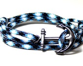 Nautical Anchor Bracelet Neverland Paracord Men Women Hand Made USA Adjustable