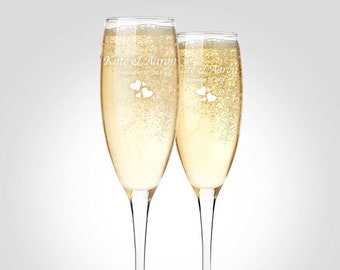 Champagne Flutes, Champagne Glasses, Wedding Champagne Flute Glass, Personalized Champagne Flutes, Wedding Flutes, Toasting Flutes, Engraved