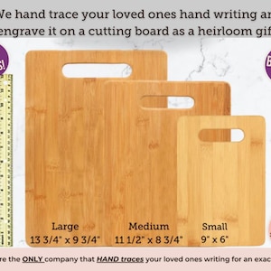 Family Recipe Cutting Board, Mother's Day Gift for Mom, Handwritten Recipe Cutting Board Grandmother's Recipe, Personalized Cutting Board image 2