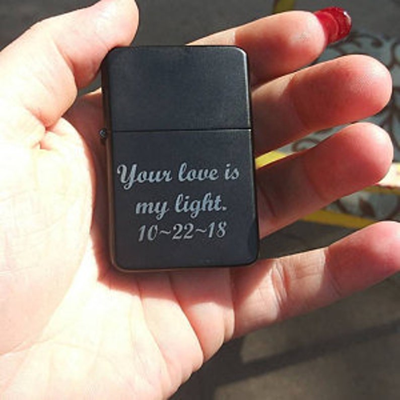 Personalized Lighter For Boyfriend, I Love You Gift Ideas, Present For Husband, Birthday Gift for Him, Anniversary Gifts Boyfriend, Lighter image 5