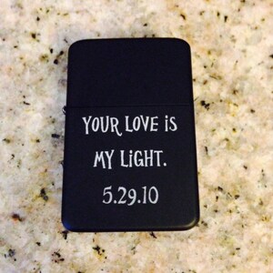 Personalized Lighter For Boyfriend, I Love You Gift Ideas, Present For Husband, Birthday Gift for Him, Anniversary Gifts Boyfriend, Lighter image 8