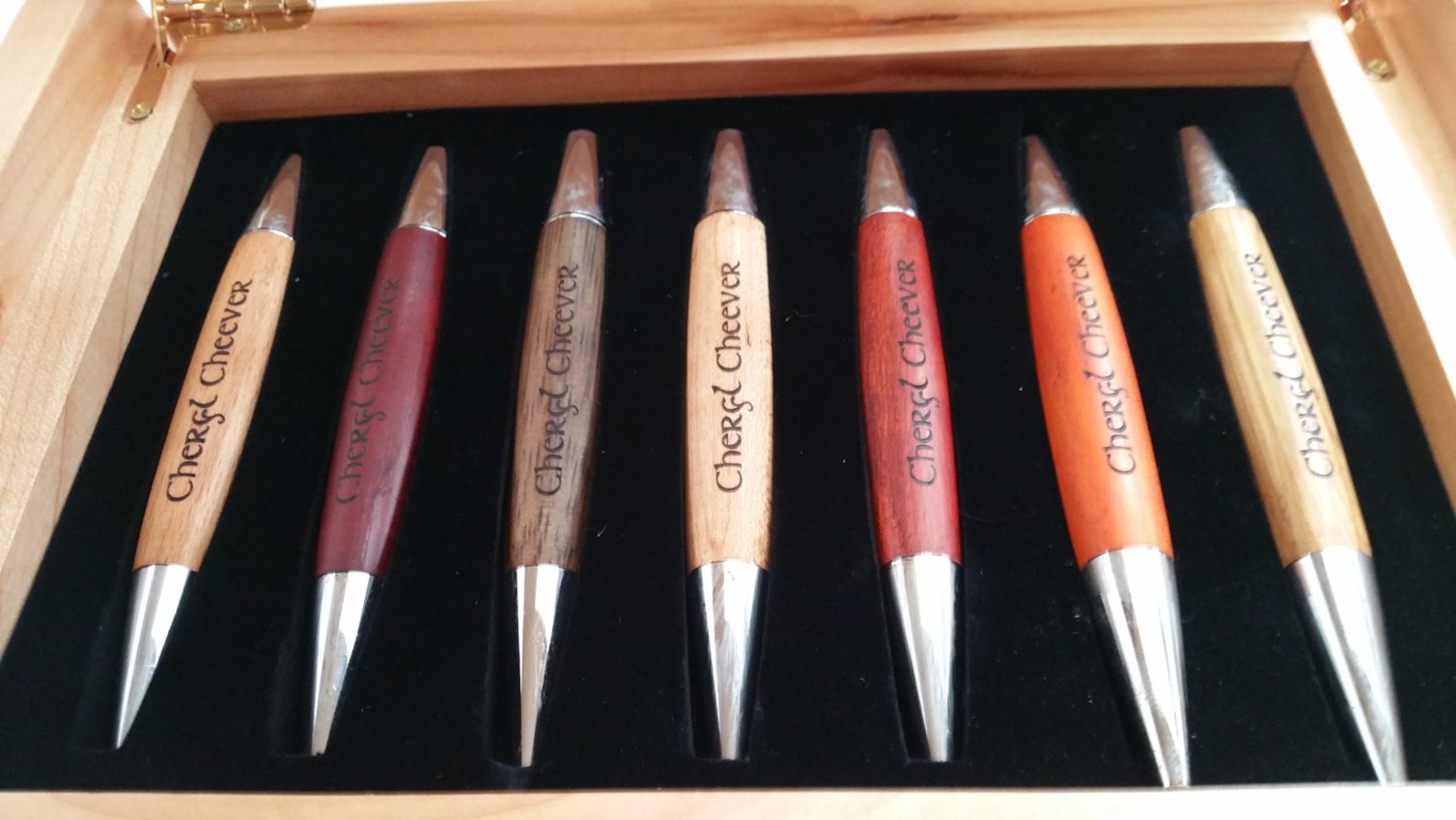 Wood Pens Wooden Pens Custom Pens Engraved Pens Cool Pens Etsy