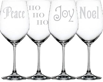 Wine Glasses Christmas Gift for Wife, Christmas Gifts for Mom, Christmas Glasses, Personalized Christmas Gifts for Best Friend, Stocking Mom