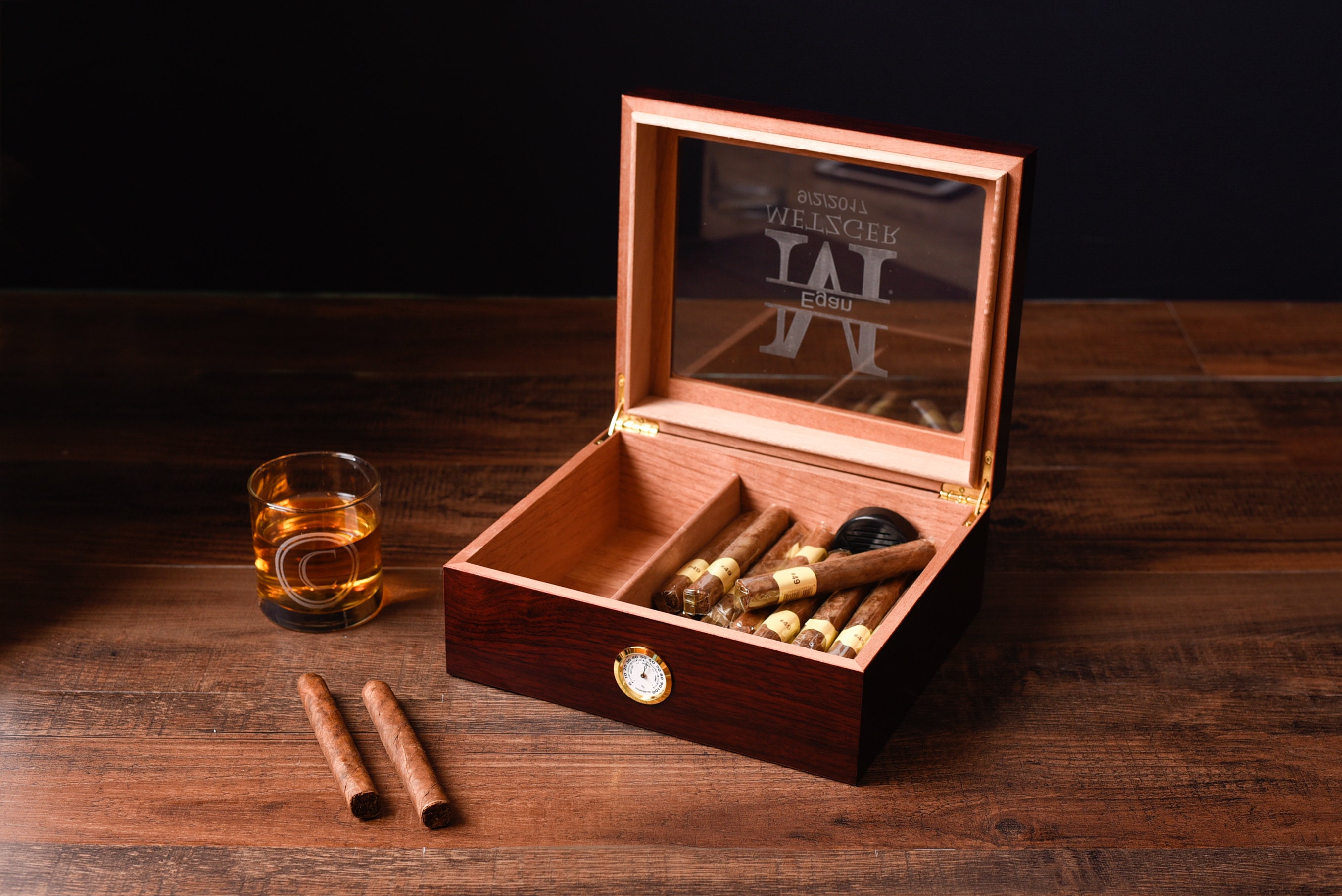 Personalized Cigar Gift Christmas Gift for Cigar Lover Small Etsy