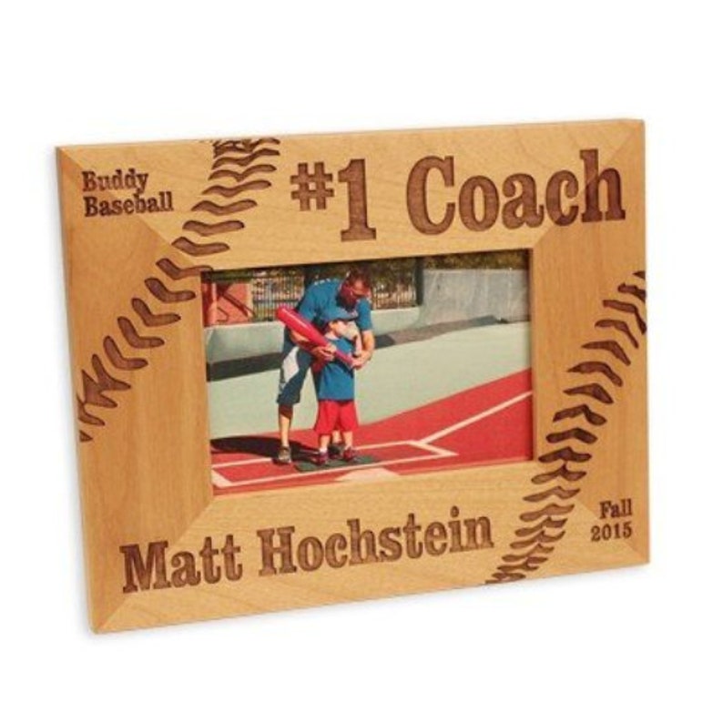 Custom Engraved Baseball Frame Softball Frame Coach Frame Etsy
