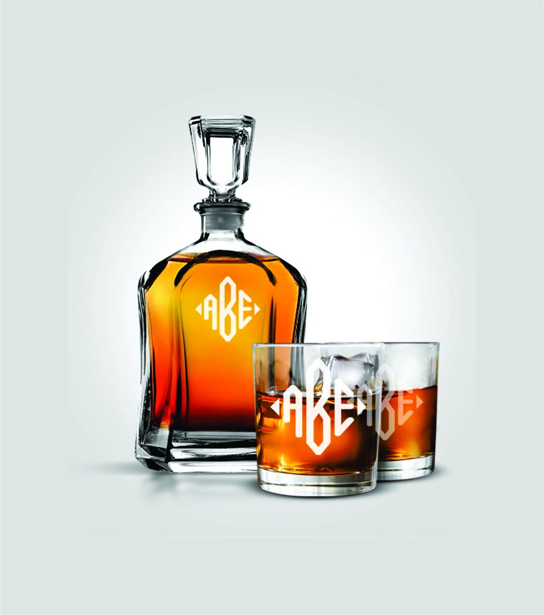 Whiskey Decanter, Scotch Decanter, Crystal Decanter, Personalize