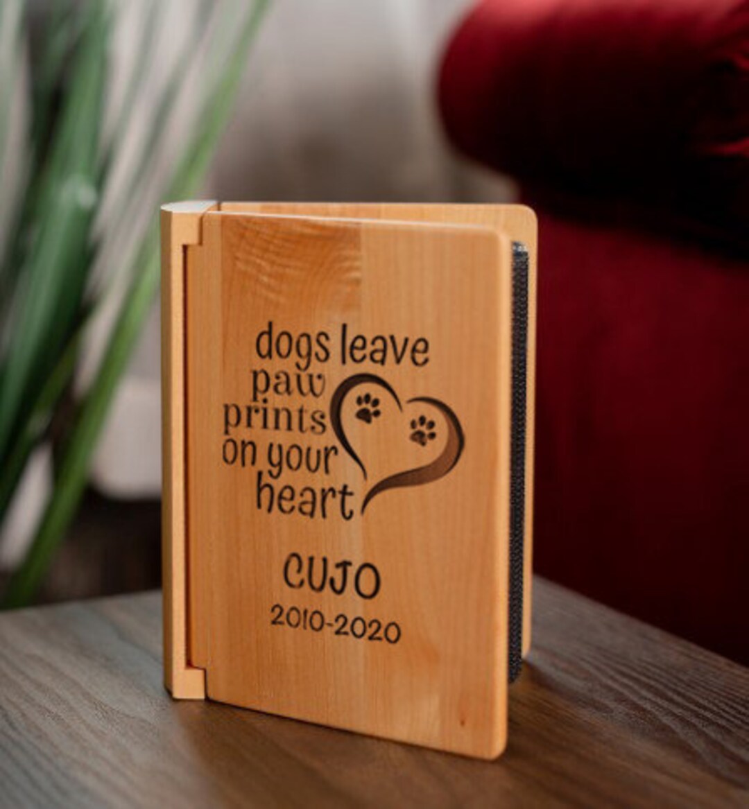 Dog Memorial Photo Album, Pet Loss Album for Pictures, Dog Lover Photo Album, Engraved Album
