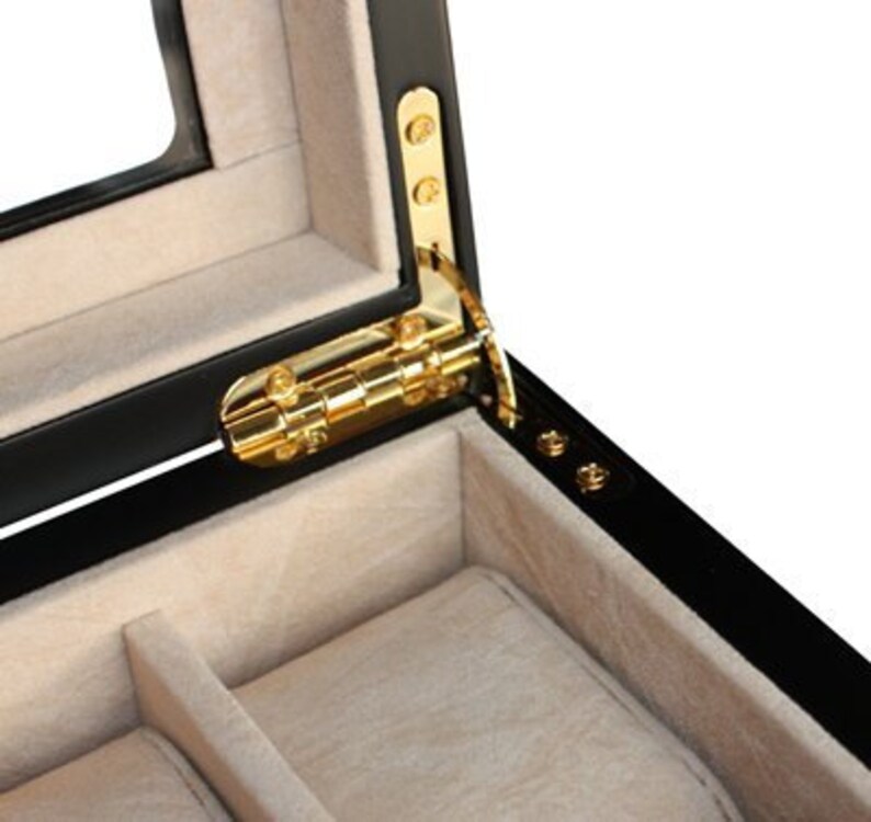 Engraved Cherry Wood Watch Box Holds 12 Watches Watch Box Etsy