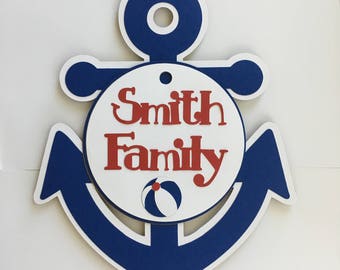 Large 10 Anchor Cruise Door Decoration With Magnet Etsy
